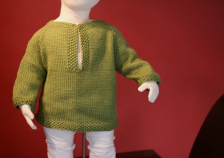 Free Knit Raglan Sweater Pattern + Tutorial