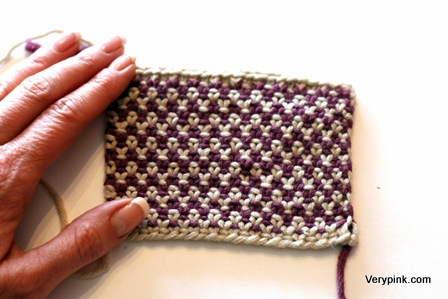 How to Knit the Two-Color Linen Stitch