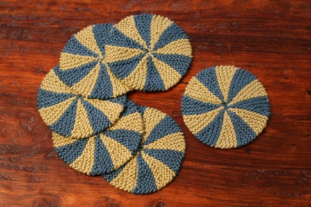 Shaker Dishcloths and Coasters v e r y p i n k . c o m