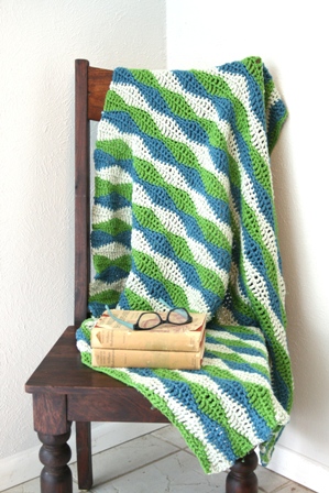 Wavy baby best sale blanket knit pattern