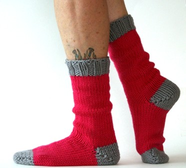 KNITTING PATTERN Cozy Socks Knitting Pattern Worsted Socks Knit