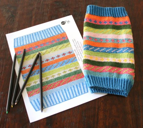 Color My Cuffs Coloring Page - v e r y p i n k . c o m - knitting ...