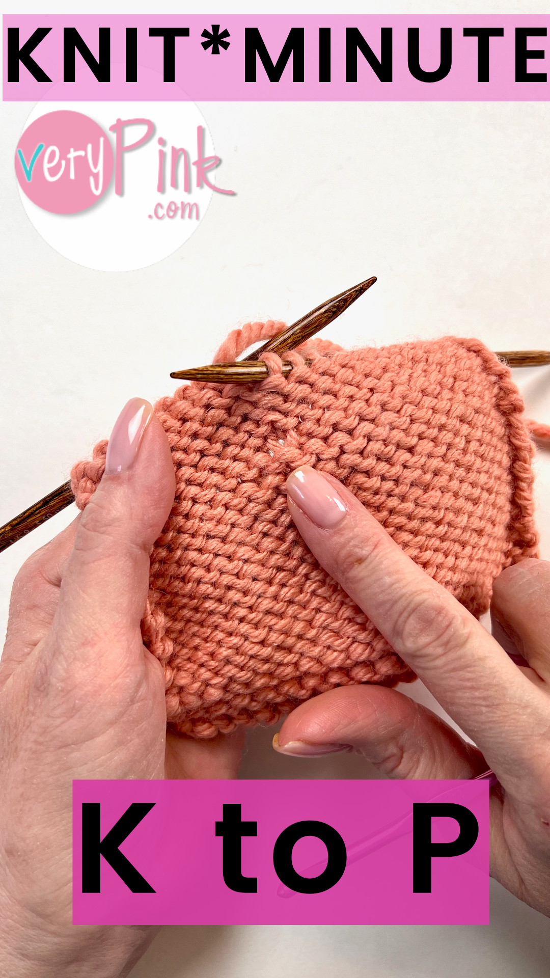 Learn to Knit a Dishcloth - v e r y p i n k . c o m - knitting patterns and  video tutorials